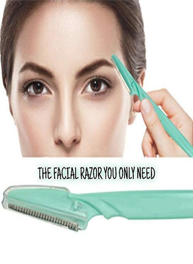SHOPECOM ماكينة حلاقة لإزالة شعر الوجه والحواجب بدون ألم من SHOPECOM، مناسبة للنساء والرجال، عبوة من قطعة واحدة. - Image 5
